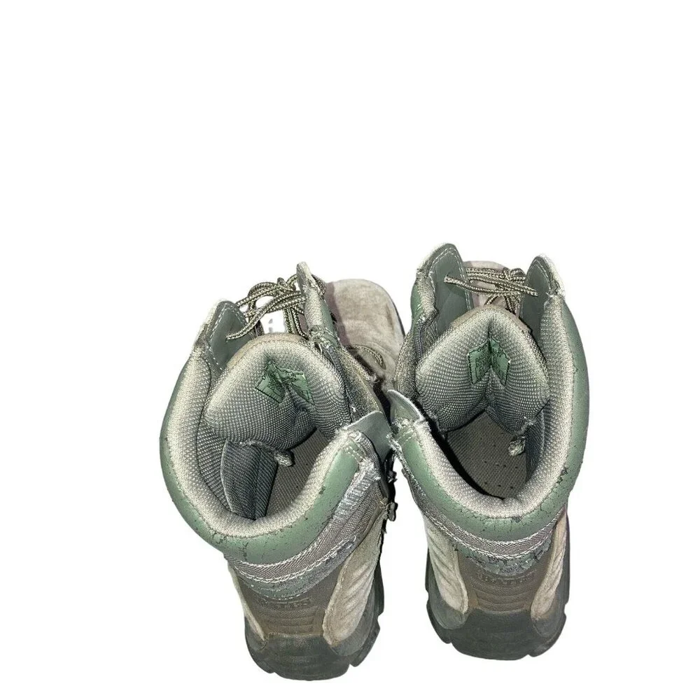 BATES‎ MEN'S BOOTS 7.0 SAGE GREEN PREOWNED SIDE ZIP E04276 GX-8